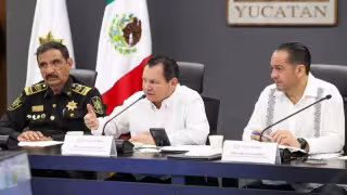 Joaquín Díaz Mena reconoce a fuerzas estatales y federales por operativos en Mérida y Celestún