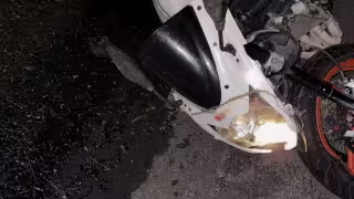 Trágico accidente: Muere motociclista tras derrapar en la carretera Escárcega–Xpujil