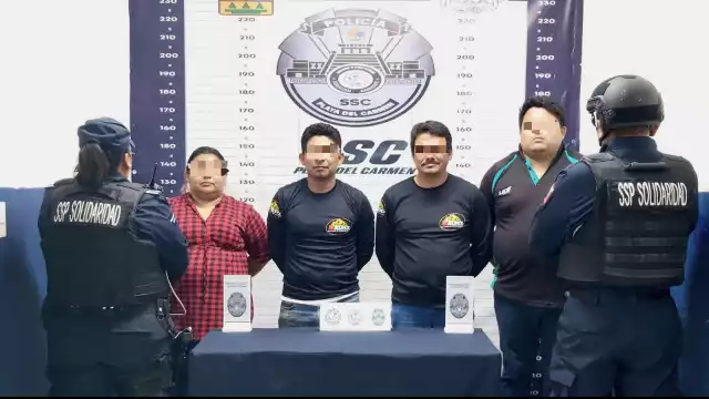 Los asegurados fueron identificados como Miguel Ángel “N”, Hugo Gerardo “N”, Claudia “N” y Baltazar “N”.