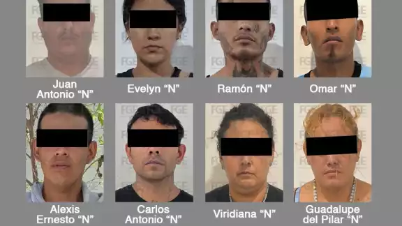 En total se detuvieron a 8 hombres y tres mujeres En total se detuvieron a 8 hombres y tres mujeres