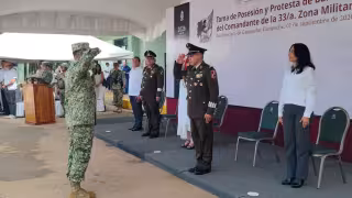 Nuevo comandante de la 33/a Zona Militar en Campeche asume el cargo