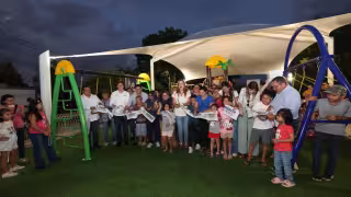 La Alcaldesa entrega a vecinos el Parque Santa María de Guadalupe totalmente renovado
