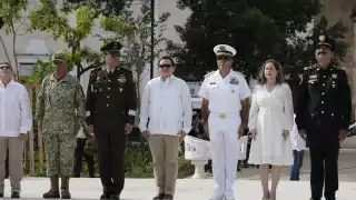 Joaquín Díaz Mena arrancó sus actividades desde temprano este miércoles