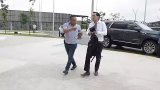 El gobernador Mauricio Vila ingresó a la Estación Teya del Tren Maya