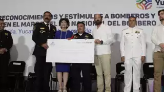 El evento se llevó en el marco del día del Bombero