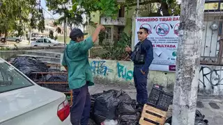 Más de 140 sanciones por tirar basura se registraron en Cancún: Siresol