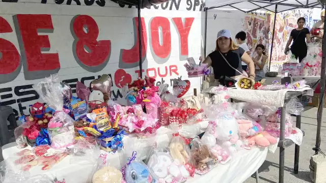 Los peluches, uno de los artículos favoritos de esta fecha, se comercializan incluso por 800 pesos, según el tamaño, pero la tradición pesa más que la economía