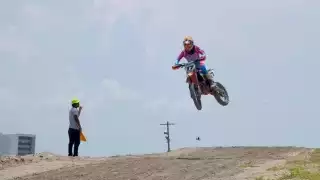 Pista en mal estado pone en riesgo el Campeonato de Motocross en Ciudad del Carmen