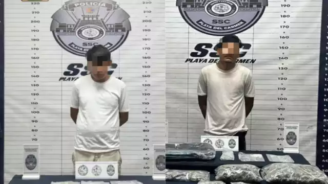 Los detenidos fueron identificados como Jesús “N” de 22 años y Leandro “N”, de 19