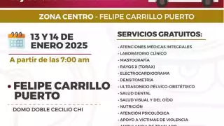 Salud para Todos en Chetumal y Felipe Carrillo Puerto: Estas son las fechas y requisitos para ser atendido