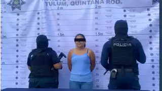 La detenida fue identificada como Martha “N”, quien poseía marihuana y cristal