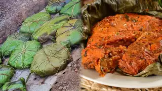 El pibipollo, con raíces en la cultura maya, se puede cocinar enterrado en un horno de tierra o en un horno convencional