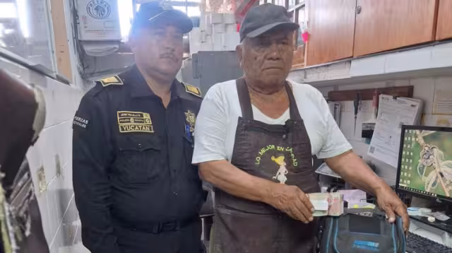 La SSP Yucatán ayudó a localizar el maletín con dinero