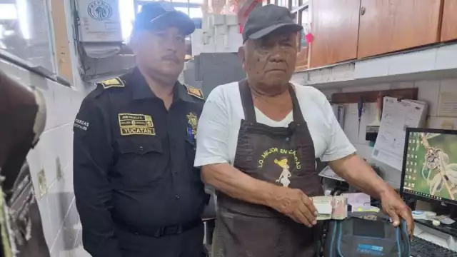 La SSP Yucatán ayudó a localizar el maletín con dinero