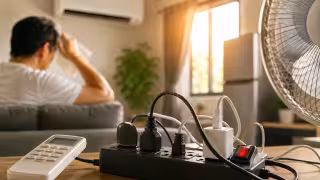 Las temperaturas superiores a 35 °C en Campeche disparan el uso de aire acondicionado y ventiladores.