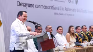Joaquín Díaz Mena reconoce labor de la Guardia Nacional y destaca coordinación para mantener la paz en Yucatán