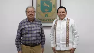 Se reúne Joaquín Díaz Mena con el Secretario general de la ONU  