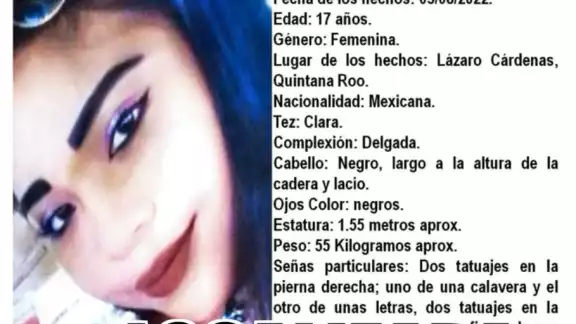 Al momento de su desaparición, Bianca tenía 17 años Al momento de su desaparición, Bianca tenía 17 años
