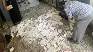 Techo del mercado municipal en Felipe Carrillo Puerto se desploma