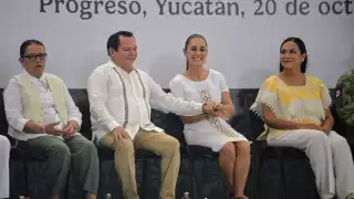   Joaquín Díaz Mena destaca apoyos para los yucatecos de la mano de Claudia Sheinbaum  
