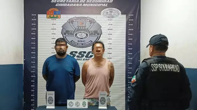Los dos hombres quedaron a disposición de la FGE.