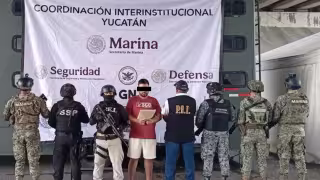 El hombre fue detenido por autoridades estatales y federales