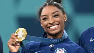 Simone obtuvo cinco medallas en París