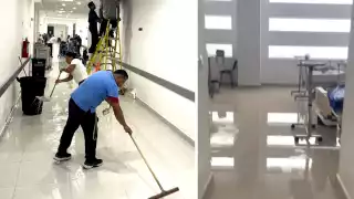 Hospital de Cancún sufre filtraciones por lluvias; reubican pacientes de emergencia