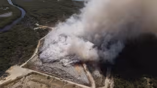 Incendio en relleno sanitario reaviva crisis ambiental en Ciudad del Carmen