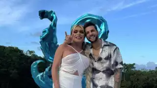 Wendy Guevara y Nicola Porcella