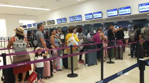 Aún con la gran afluencia de pasajeros, los vuelos no presentaron afectaciones