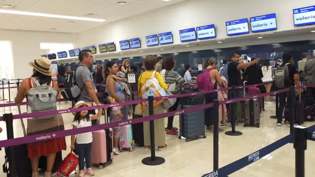 Aún con la gran afluencia de pasajeros, los vuelos no presentaron afectaciones