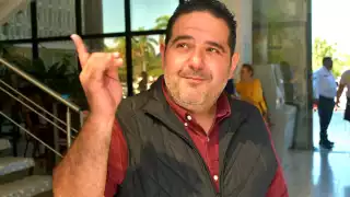 Titular de la secretaría de protección civil del Estado de Campeche, Anuar Dager Granja