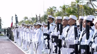 Celebran en Isla Mujeres 205 años de historia de la Armada de México