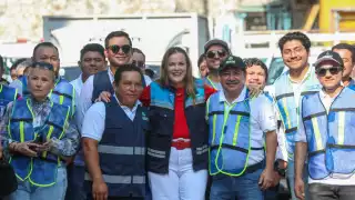 Cecilia Patrón intensifica la intervención en calles, con material en frío de fácil manejo y resistente