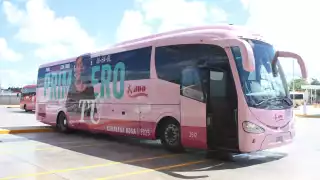 Llega la Caravana Rosa a Campeche y Escárcega con ADO
