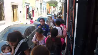 El Centro Histórico tuvo más flujo de personas el 9 de mayo.