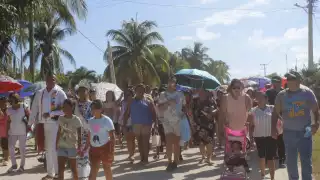Realizan la bajada de la Virgen de las Mercedes como inicio a las celebraciones patronales