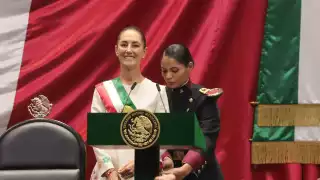 Claudia Sheinbaum tomó protesta como presidenta el 1 de octubre de 2024.