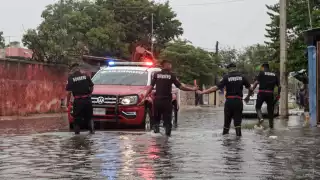 Bomberos de la Secretaría de Seguridad Pública atendieron varios reportes en la ciudad