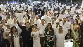 Celebran bodas colectivas con programa “Formaliza tu unión”