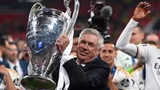 Ancelotti ganó tres Champions League con el Real Madrid y dos más con el AC Milán.