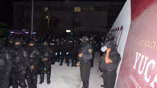 Se realizó un operativo en el Cereso de Mérida