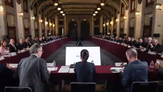 La Presidenta Sheinbaum encabezó la reunión con los empresarios.