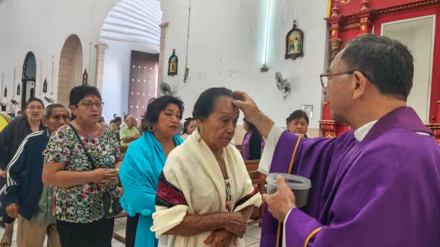 Arrancan las misas del Miércoles de Ceniza en Yucatán