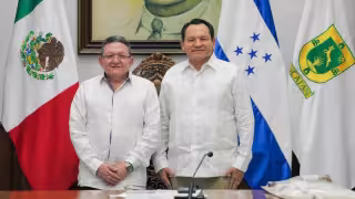 El gobernador Díaz Mena promueve proyectos estratégicos de Yucatán ante representantes de Honduras