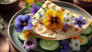 Esta es la flor que te ayuda a mantener la vista sana y la puedes comer en una quesadilla