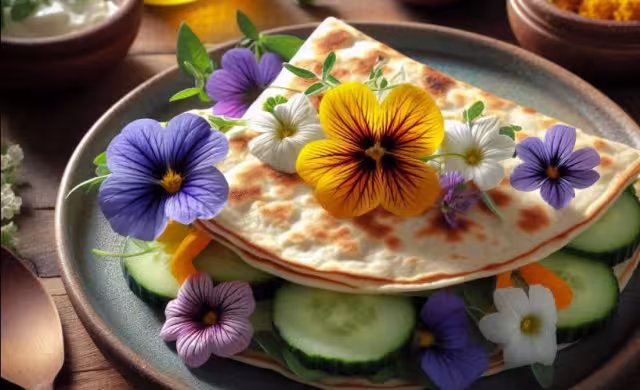 Quesadillas de flor de calabaza