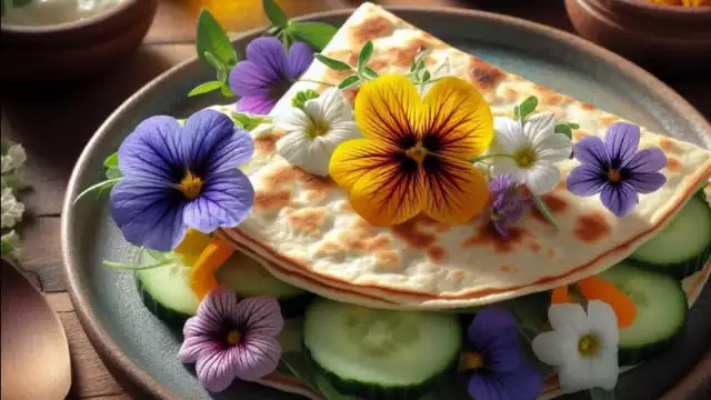 Quesadillas de flor de calabaza