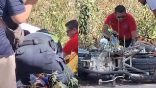 Ante la gravedad de las lesiones, las víctimas fueron estabilizadas en el sitio y posteriormente trasladadas en ambulancia a un hospital cercano